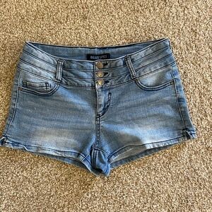 Short denim shorts